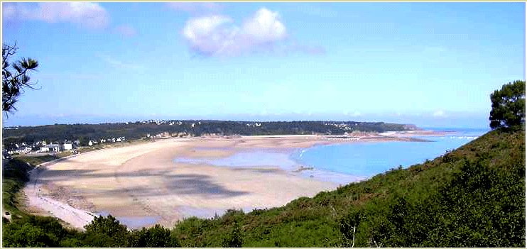 Photo de la région du Cap Fréhel, en pleine campagne bretonne
